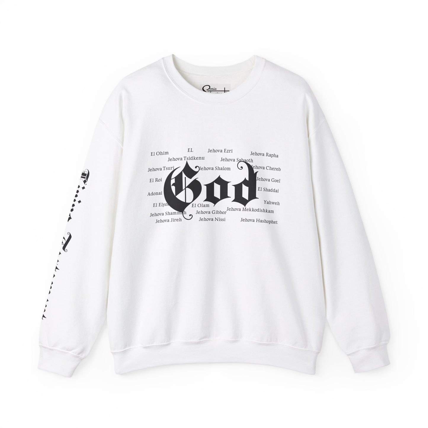 God Is White Unisex Crewneck Sweatshirt