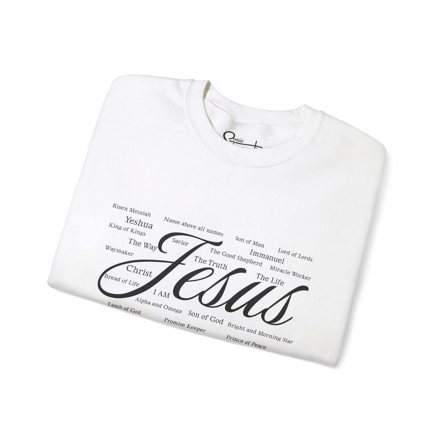 Jesus Is Unisex Crewneck Sweatshirt White