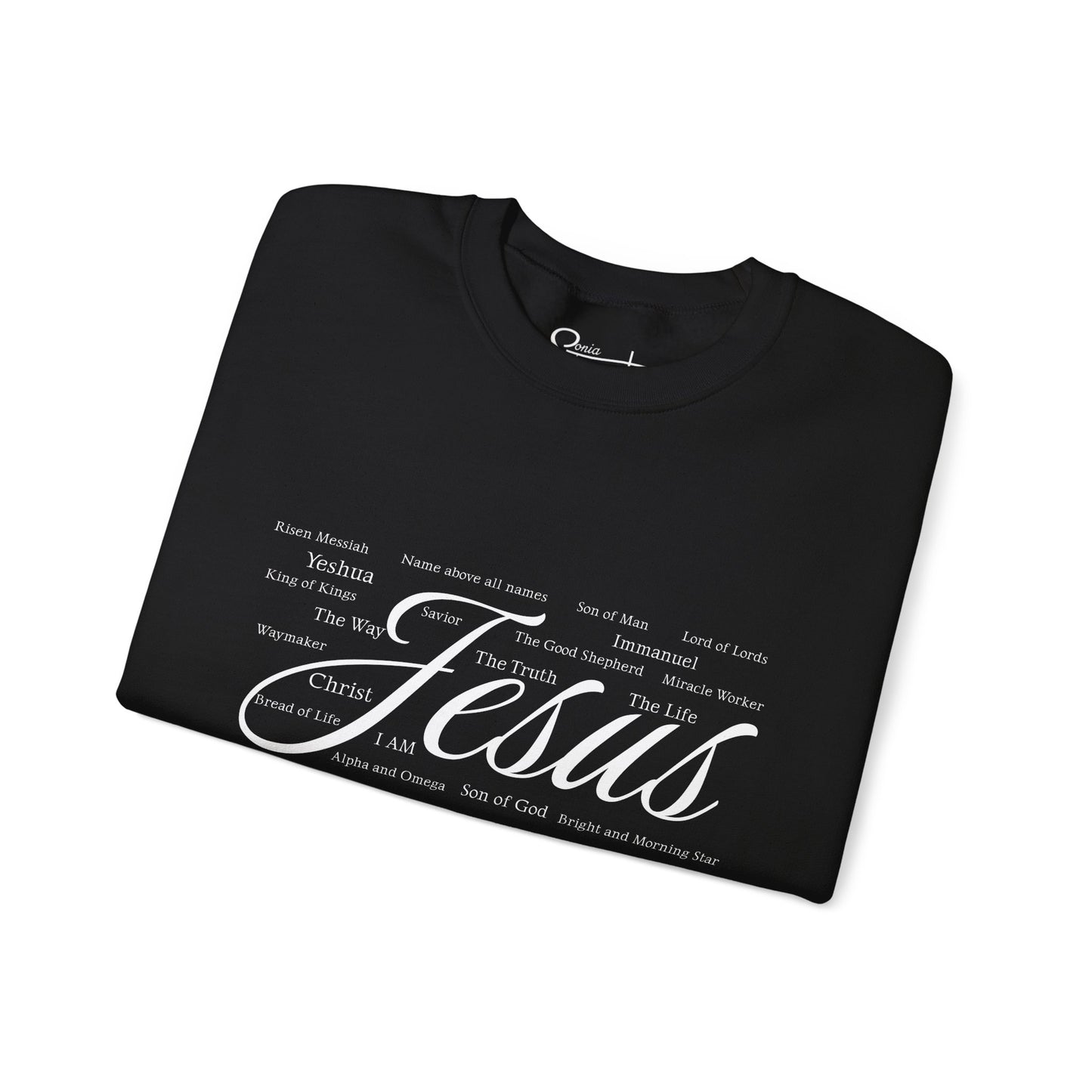 Jesus Is Unisex Crewneck Sweatshirt Black
