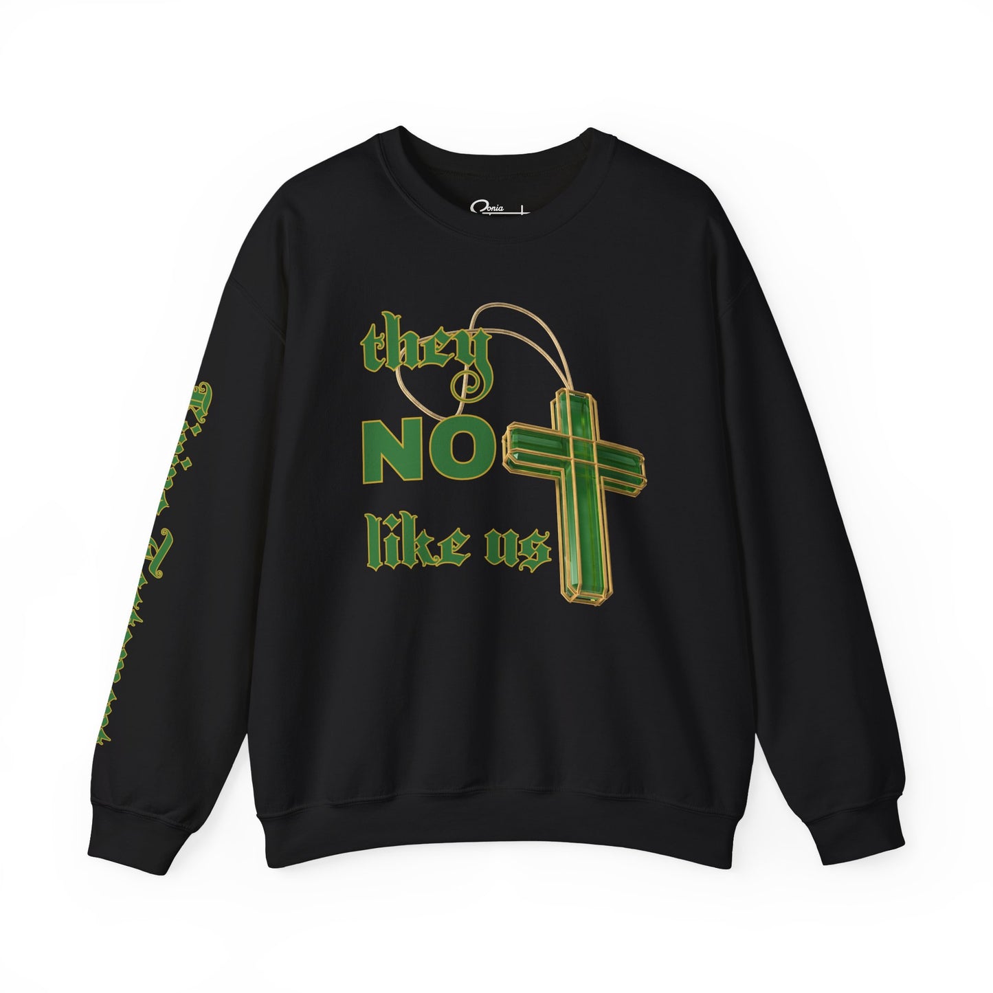 They Not Like Us Black Unisex Crewneck Sweatshirt