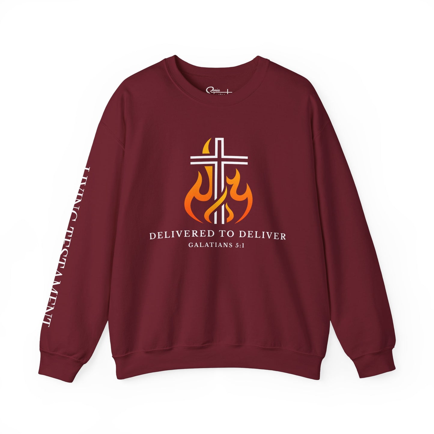 Delivered to Deliver Unisex Crewneck Sweatshirt