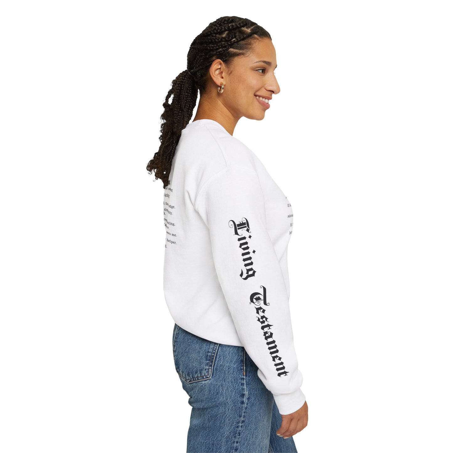 God Is White Unisex Crewneck Sweatshirt