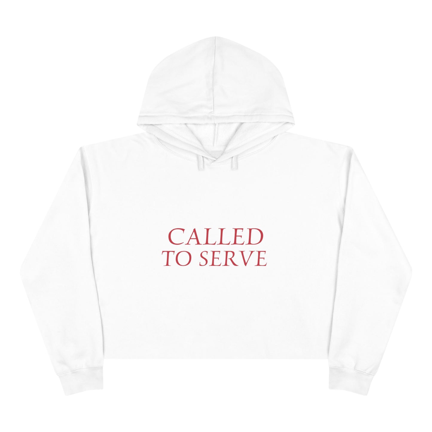 Called to Serve Crop Hoodie