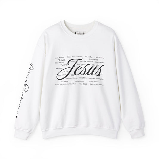 Jesus Is Unisex Crewneck Sweatshirt White