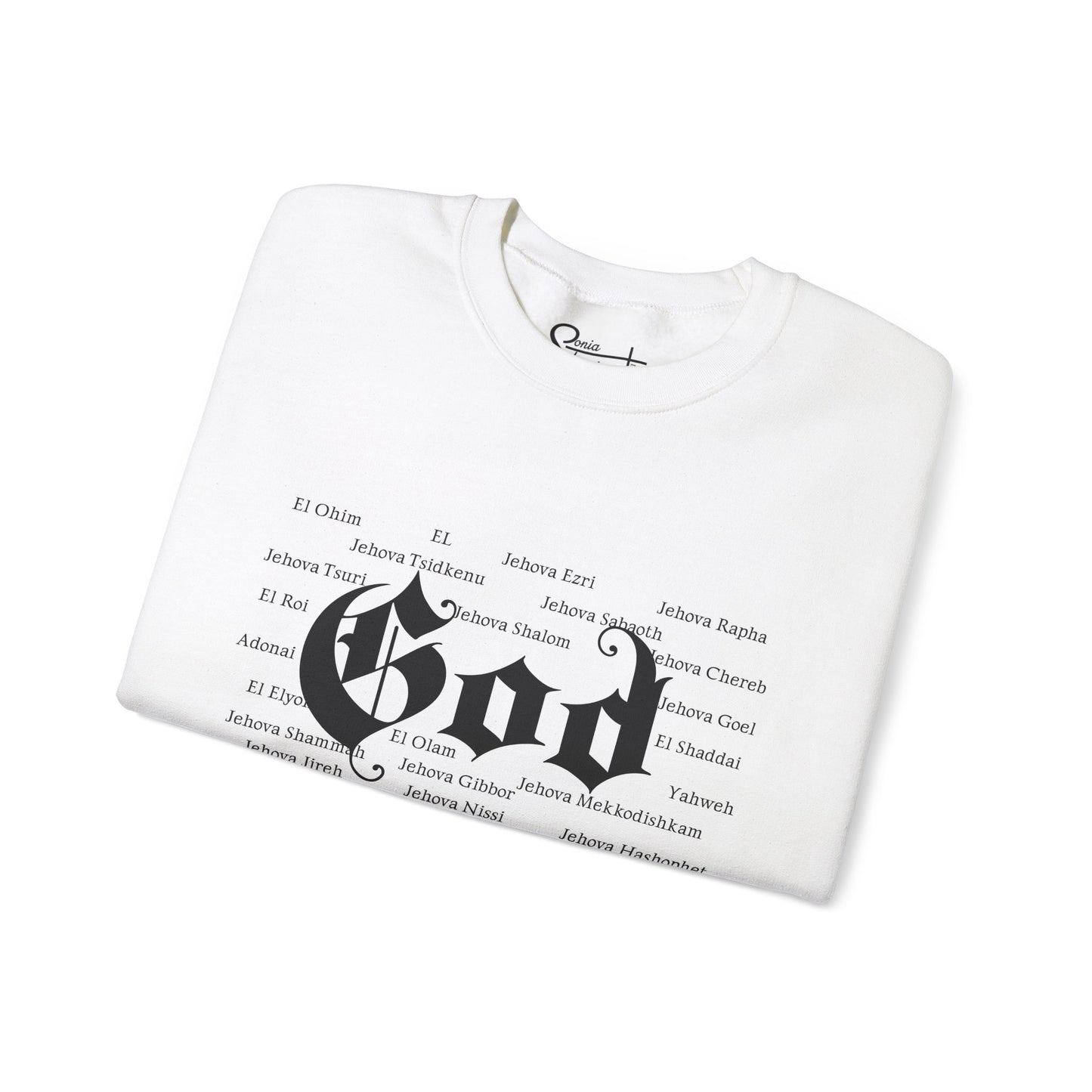 God Is White Unisex Crewneck Sweatshirt